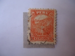 Stamps Peru -  Cultivo de la Caña de Azúcar