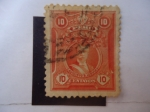 Stamps Peru -  Augusto B. Leguia.  (1863-1932)