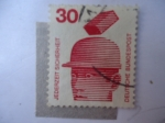 Stamps Germany -  Jederzeit-Sicherheit -(S/1078)