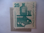 Stamps Germany -  Jederzeit-Sicherheit.