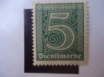 Stamps Germany -  Cifras-Dienstmarke