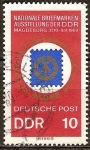 Stamps Germany -  Exposición Sello Nacional de la RDA, Magdeburg 31.10.-09.11.1969.