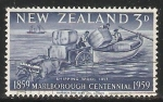 Stamps New Zealand -  Marlborough Centenario
