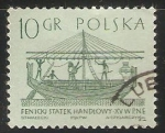 Stamps Poland -  Buques mercantes fenicios 