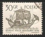 Sellos de Europa - Polonia -  Rzymiski statek-