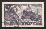 Stamps Poland -  Barcos