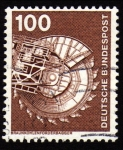 Stamps Germany -  INT-BRAUNKOHLENFORDERBAGGER