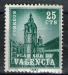 Stamps Spain -  4-Valencia (el Miguelete)