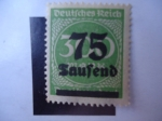 Stamps Germany -  Cifras - Deutsches Reich.