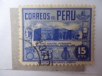 Stamps Peru -  Museo Arqueológico Nacional - Lima.