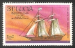 Stamps Saint Lucia -  Bicentennial of the American revolution