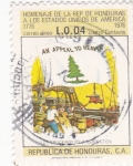 Stamps Honduras -  Homenaje a Los EE,UU
