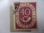 Stamps Germany -  Corneta de Correo - Alemania Federal-Deutsche-Bundespost