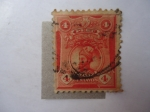 Stamps Peru -  Don Francisco Pizarro.