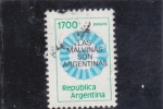 Stamps : America : Argentina :  Malvinas son argentinas