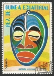 Stamps Equatorial Guinea -  Máscara africana