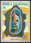 Stamps : Africa : Equatorial_Guinea :  Máscara africana