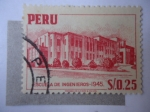 Stamps Peru -  Escuela de Ingenieros 1945