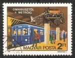 Stamps Hungary -  Metro de Budapest 