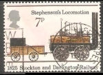 Stamps United Kingdom -  Stephenson's Locomotion
