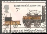 Sellos del Mundo : Europa : Reino_Unido : Stephenson's Locomotion