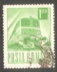 Stamps Romania -  Tren