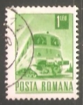 Sellos de Europa - Rumania -  Tren