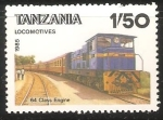 Sellos de Africa - Tanzania -  Locomotives