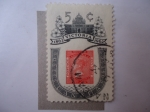 Stamps Canada -  Sello Sobre Sello - 1862 Victoria 1962