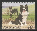 Stamps New Zealand -  Perros