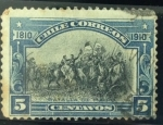Stamps Chile -  Batalla de Maipu