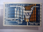 Sellos de Asia - Israel -  Isotopes - Air mail Export.