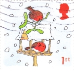 Sellos de Europa - Reino Unido -  ilustraciones navideñas
