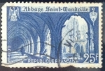 Stamps France -  Abadía de Wandrille 