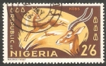 Sellos de Africa - Nigeria -  187 - Antílopes