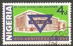 Stamps Nigeria -  195 - 60 Anivº  de la Asociación cristiana de chicas jóvenes 