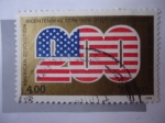 Stamps : Asia : Israel :  American Revolution Bicentennial 1776-1976 - 200 años.