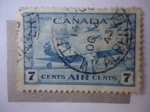 Stamps Israel -  Canada-Air.