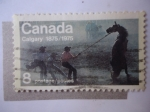 Stamps Canada -  Calgary 1875-1975.
