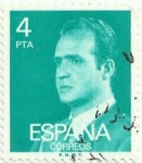 Stamps Spain -  SERIE BÁSICA JUAN CARLOS I.Ia SERIE FOSFORESCENTE. VALOR FACIAL 4 Pts. EDIFIL 2391P