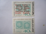 Sellos de America - Uruguay -  Muestra Filatelica Rioplatense 1965