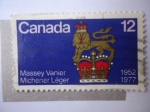 Stamps Canada -  Massey Vanier - Michener Léger. 1952-1977.