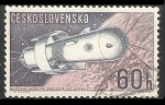 Sellos de Europa - Checoslovaquia -  Sovetska kosmicka