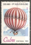 Stamps Cuba -  200 Aniv. 1er. vuelo en globo