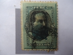 Stamps Peru -  Remigo Morales Benavides  (1836-1894)