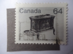 Stamps : America : Canada :  Heritage - WoodStove.