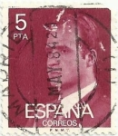 Stamps Spain -  (136) SERIE BÁSICA JUAN CARLOS I. Ia SERIE FOSFORESCENTE. VALOR FACIAL 5 Pts. EDIFIL 2347P