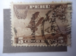 Sellos de America - Per -  Correo Aéreo del Perú.