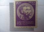 Stamps Peru -  Descubrimiento del Río de Las Amazonas1542. por:Gonzalo Pizarro y Francisco de Orellana.
