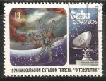 Stamps Cuba -  Inauguracion Estacion Terrena 